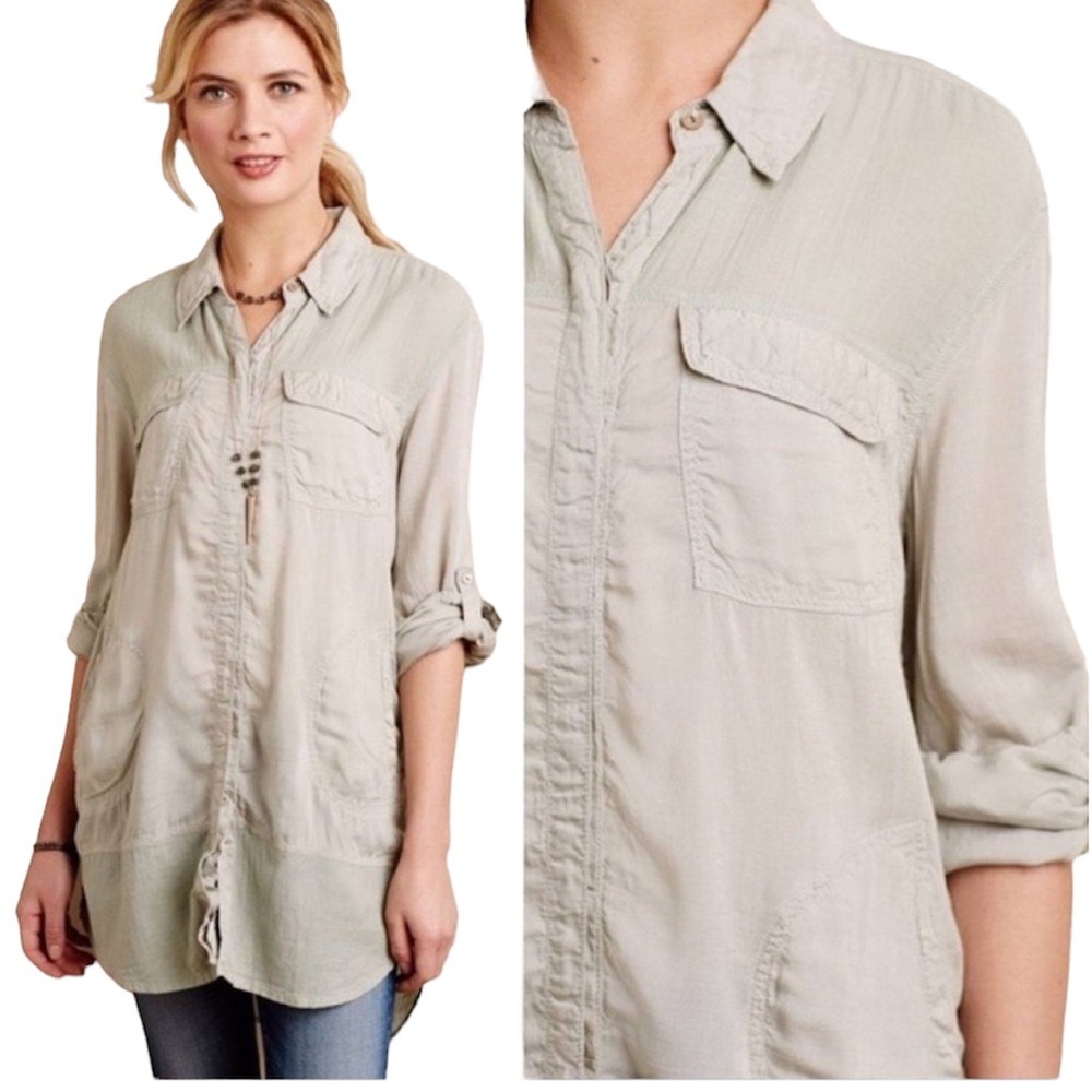 Anthropologie Holding Horses Button Down Shirt